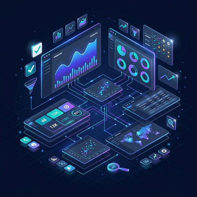 BI-Tools Vergleich mit Dashboard-Interfaces und Analytics Widgets