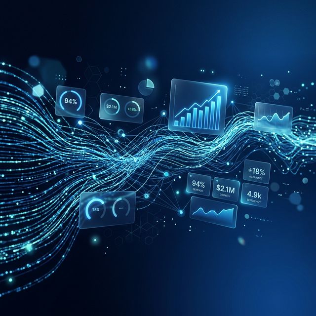 Business Intelligence Datenströme und Dashboard Visualisierung